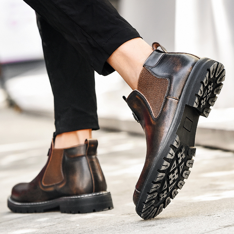 chelsea boots, mens chelsea boots autumn winter details 3